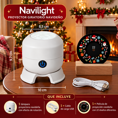 Navilight™- PROYECTOR NAVIDEÑO 360°